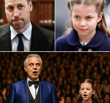 Prince William Is Moved to Tears by Princess Charlotte and Andrea Bocelli’s Duet, “This Is for You, Daddy.” When 10-Year-Old Princess Charlotte Entered Windsor Castle’s Illuminated Garden on Prince William’s 43rd Birthday, What Started Out as a Straightforward Birthday Celebration Became an Iconic Royal Moment. Dressed in a Pale Blue Gown, She Whispered Four Words — “For You, Daddy” — Before Joining Andrea Bocelli in a Breathtaking Duet of “The Prayer.”