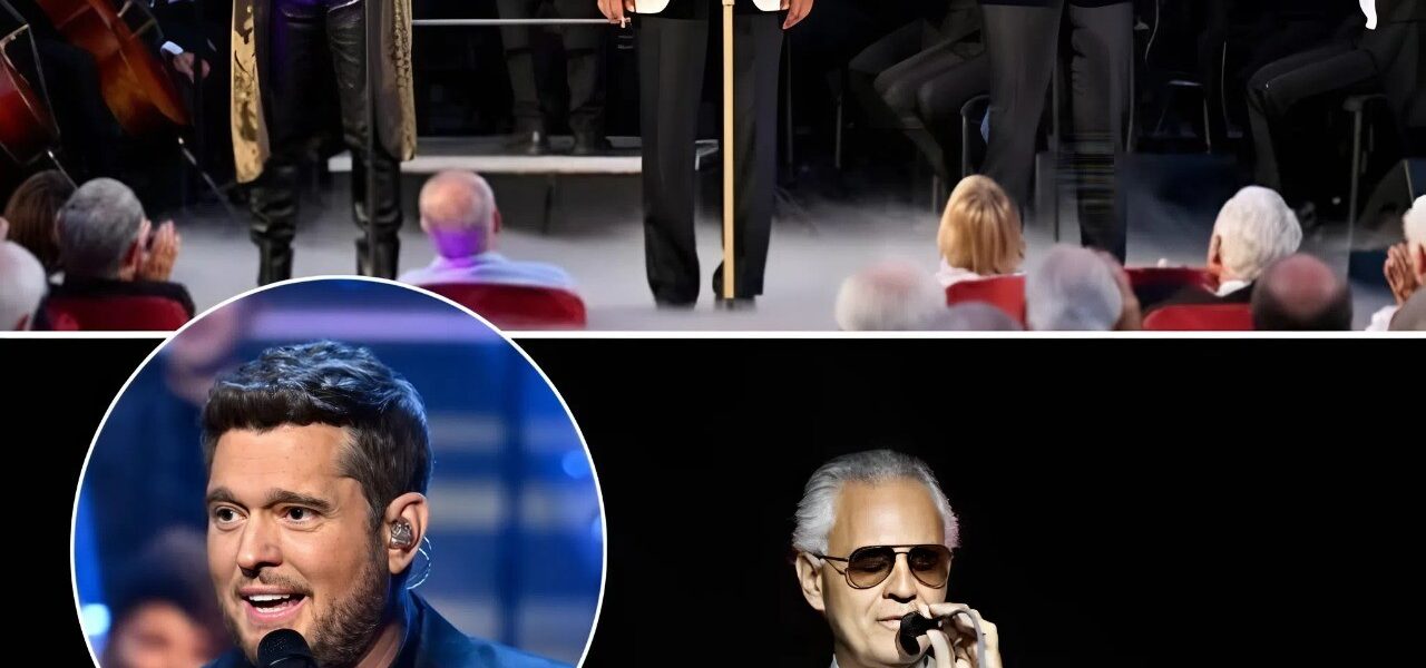 “Under Rome’s Starlit Sky, Michael Bublé, Adam Lambert & Andrea Bocelli Unite for la Notte Delle Voci — a Once-In-A-Lifetime Night Where Music Made Time Stand Still” In the Heart of Rome, History Met Harmony as Michael Bublé, Adam Lambert, and Andrea Bocelli Shared the Stage for la Notte Delle Voci — an Unforgettable Fusion of Jazz, Pop, and Opera. Beneath Golden-Lit Ancient Arches, the Trio Delivered Spellbinding Performances of Nessun Dorma, Who Wants to Live Forever, and a Reinvention of Feeling Good That Left the Crowd Breathless.