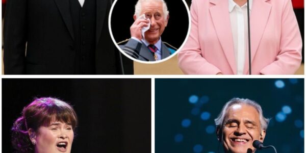 In a breathtaking surprise at Trooping the Colour 2025, Andrea Bocelli and Susan Boyle joined voices for a soul-stirring rendition of “Amazing Grace” that left the entire nation in tears. With the Royal Family watching from above and Princess Catherine visibly moved, the duet echoed through Horse Guards Parade like a prayer. Bocelli’s powerful tenor and Susan’s heartfelt voice created a moment of pure unity, reminding everyone of the strength found in grace and music. No one expected it — but no one will ever forget it