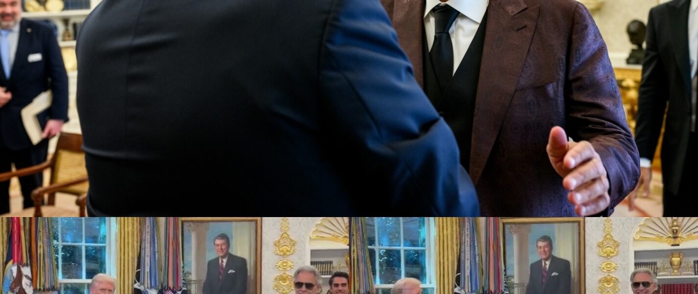 Legendary Singer Belts Out A Song For President Trump In Oval Office