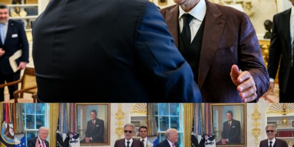 Legendary Singer Belts Out A Song For President Trump In Oval Office