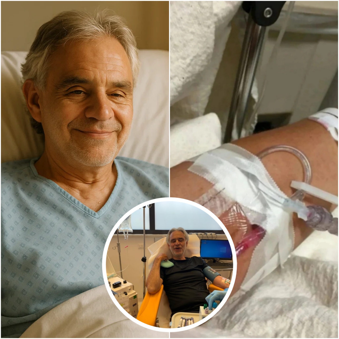 GOOD NEWS: Andrea Bocelli has shared a heartfelt message following his recent surgery, asking for prayers, strength, and support as he focuses on his recovery — both physically and emotionally.The legendary tenor expressed deep gratitude to fans and friends for their encouragement, saying he’s taking things “one day at a time” and looking forward to returning stronger than ever.